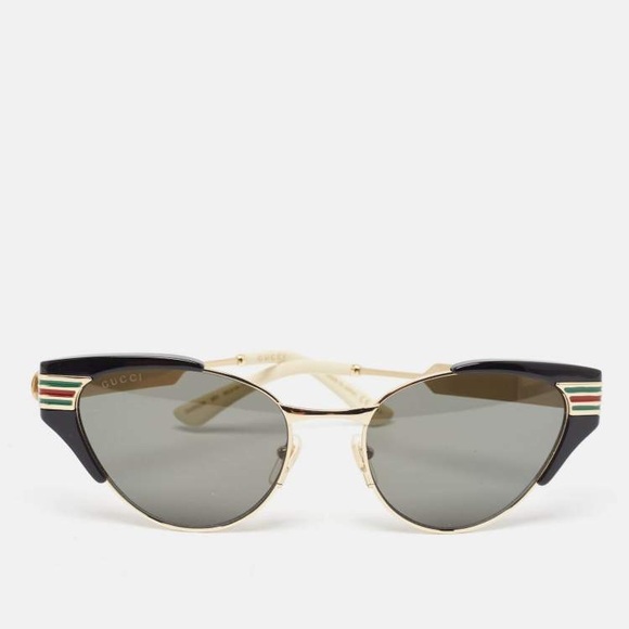 GUCCI sunglasses in narrow cat eye metal GG0522S - Picture 2 of 7